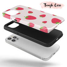 Load image into Gallery viewer, Strawberry Tumble  - Tough iPhone Case
