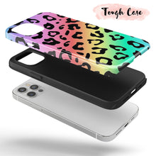 Load image into Gallery viewer, Rainbow Leopard  - Tough iPhone Case
