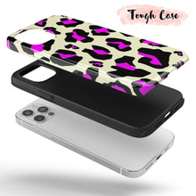 Load image into Gallery viewer, Neon Nude Leopard  - Tough iPhone Case
