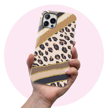 Load image into Gallery viewer, Leopard Stripes  - Tough iPhone Case
