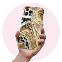 Load image into Gallery viewer, Gold Leopard Marble  - Tough iPhone Case
