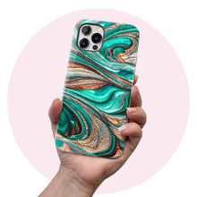 Load image into Gallery viewer, Green Infusion  - Tough iPhone Case
