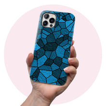 Load image into Gallery viewer, Blue Shatter  - Tough iPhone Case
