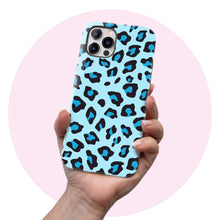 Load image into Gallery viewer, Baby Blue Leopard  - Tough iPhone Case
