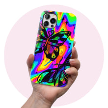 Load image into Gallery viewer, Psychedelic Butterfly  - Tough iPhone Case
