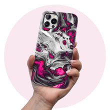 Load image into Gallery viewer, Pink &amp; Grey Wash  - Tough iPhone Case
