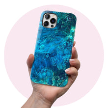 Load image into Gallery viewer, Ocean Blue Marble  - Tough iPhone Case
