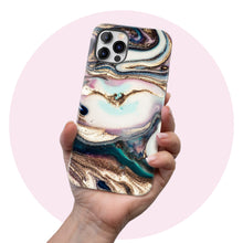 Load image into Gallery viewer, Milky Way Marble  - Tough iPhone Case
