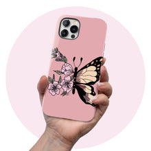 Load image into Gallery viewer, Abstract Pink Butterfly - Tough iPhone Case
