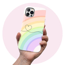 Load image into Gallery viewer, I Heart Rainbows  - Tough iPhone Case
