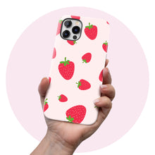 Load image into Gallery viewer, Strawberry Tumble  - Tough iPhone Case
