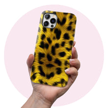 Load image into Gallery viewer, Yellow Leopard Fur  - Tough iPhone Case
