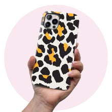 Load image into Gallery viewer, White &amp; Orange Leopard  - Tough iPhone Case
