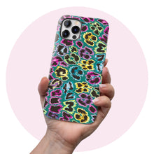 Load image into Gallery viewer, Teal Leopard  - Tough iPhone Case
