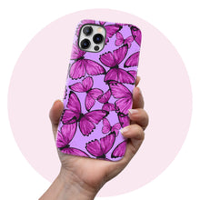 Load image into Gallery viewer, Purple Butterfly  - Tough iPhone Case
