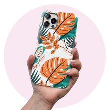 Load image into Gallery viewer, Orange Tropics - Tropical Floral iPhone Case
