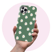 Load image into Gallery viewer, Green Daisy - Green iPhone Case Covered In Daises
