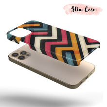 Load image into Gallery viewer, Retro Stripe  - Tough iPhone Case
