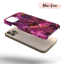 Load image into Gallery viewer, Pink Vein Marble  - Tough iPhone Case
