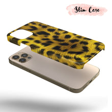 Load image into Gallery viewer, Yellow Leopard Fur  - Tough iPhone Case
