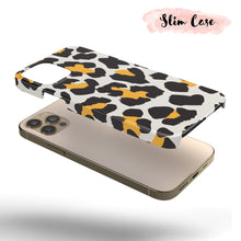 Load image into Gallery viewer, White &amp; Orange Leopard  - Tough iPhone Case
