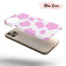 Load image into Gallery viewer, Pink Cow  - Tough iPhone Case
