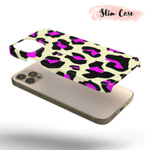 Load image into Gallery viewer, Neon Nude Leopard  - Tough iPhone Case
