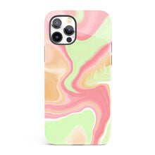 Load image into Gallery viewer, Tropical Coloured Stylish &amp; Protective Marble iPhone Case
