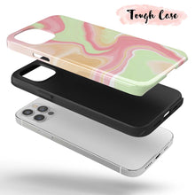 Load image into Gallery viewer, Tropical Coloured Stylish &amp; Protective Marble iPhone Case
