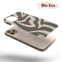 Load image into Gallery viewer, Retro Zebra - Zebra Print iPhone Case
