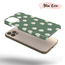 Load image into Gallery viewer, Green Daisy - Green iPhone Case Covered In Daises
