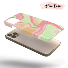 Load image into Gallery viewer, Tropical Coloured Stylish &amp; Protective Marble iPhone Case
