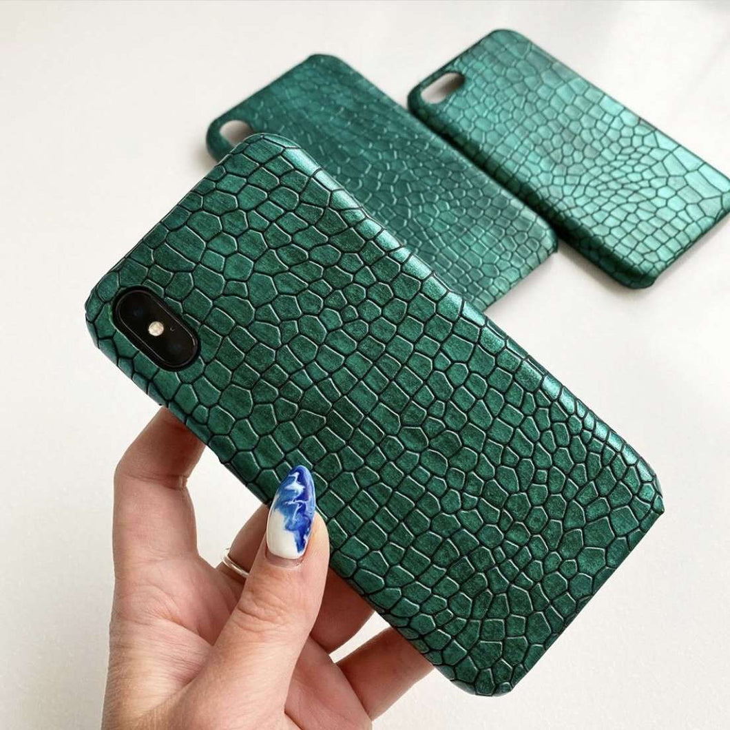 Green Crocodile Skin - In Case UK